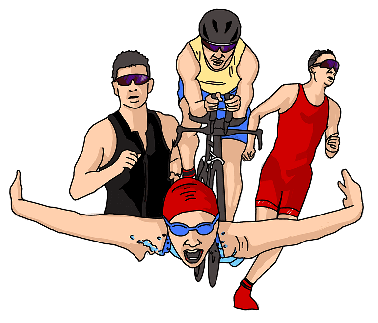 Athletes illustration