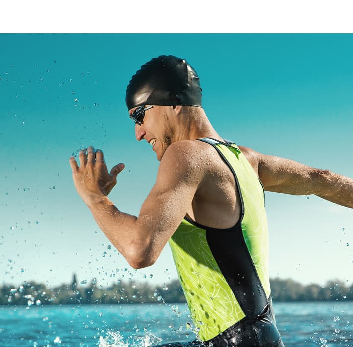 Runner at race